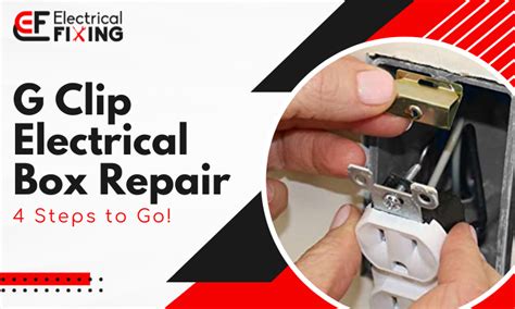 g-clip electrical box repair lowes|box doctor repair clips.